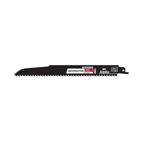 Alpha Destructor Wood & Nails Reciprocating Saw Blades