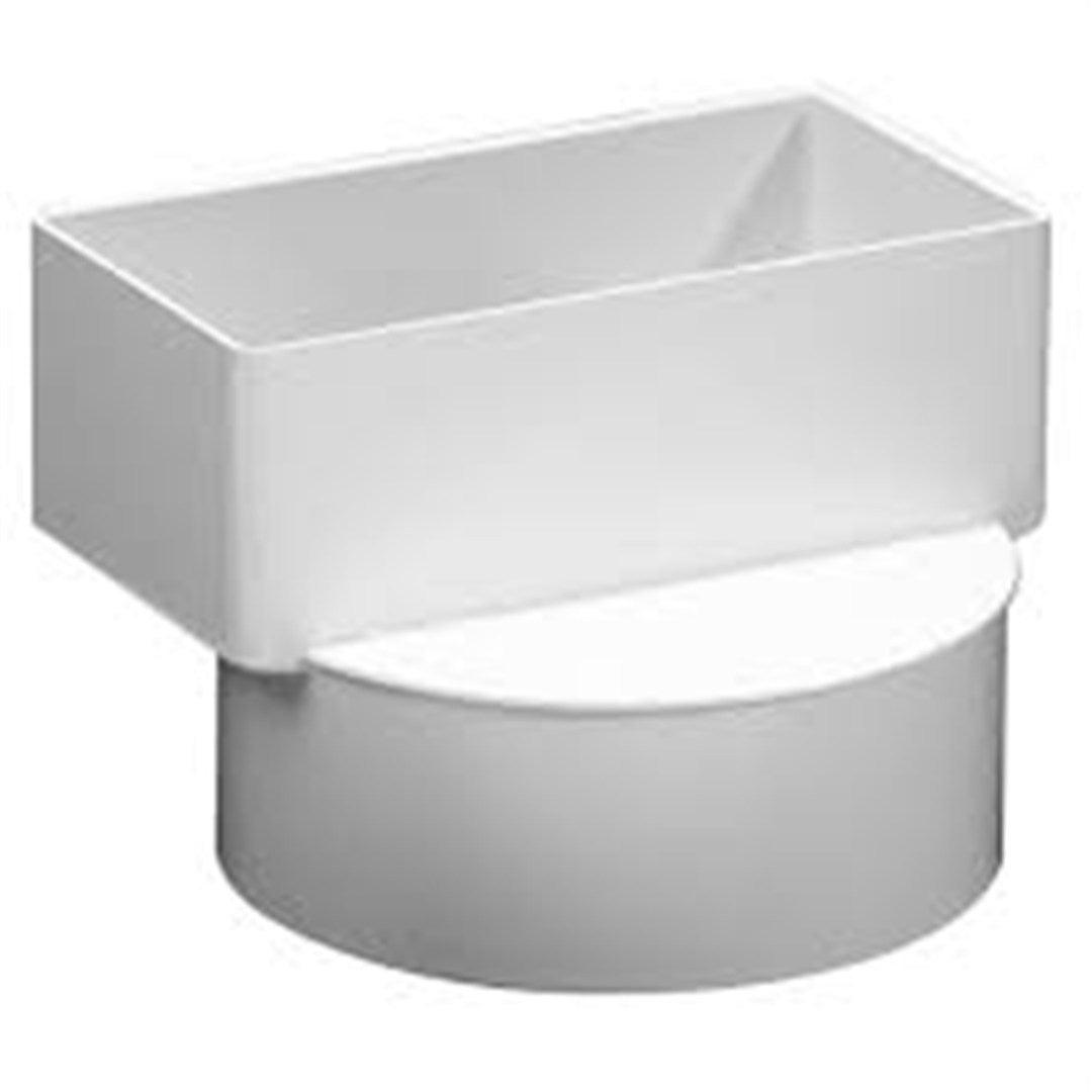 Stormwater Downpipe Adapter Inspect 100 X 50 X 90mm