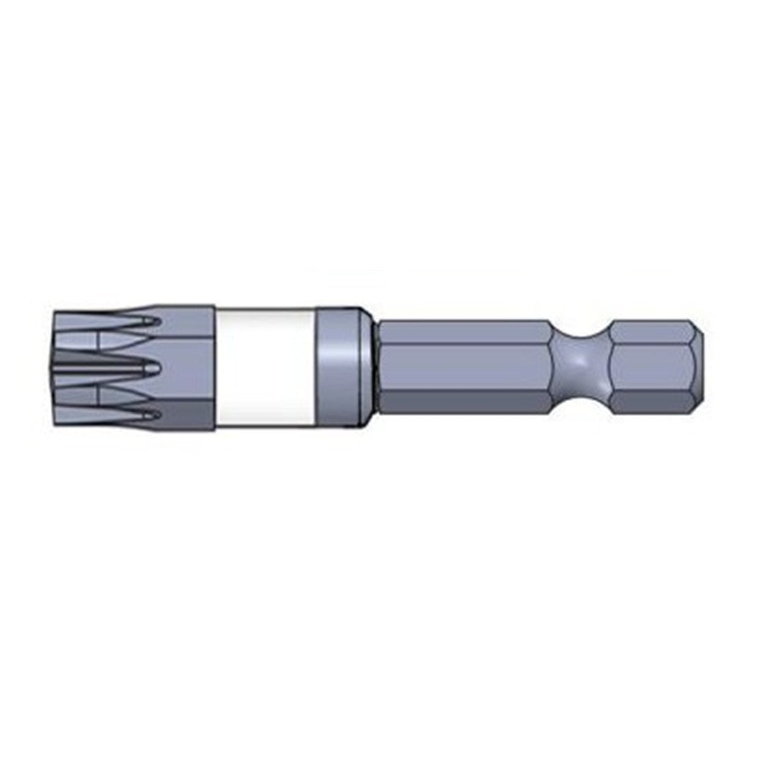 Impact Bit T50 50mm White Ring Carded Pack Of 1