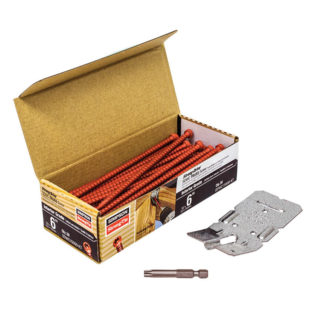 Simpson Strong-Drive Sdwc Truss Screw With Guide And Bit