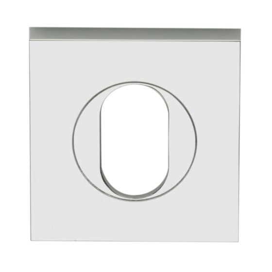 Lockwood Velocity Series 55mm Square Oval Cylinder Escutcheon