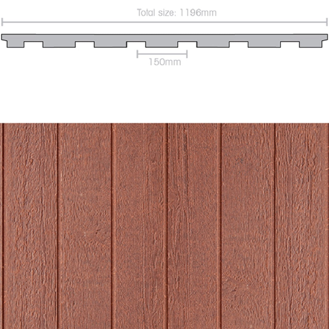 Weathertex Weathergroove Natural 300 - 1196 X 3660mm