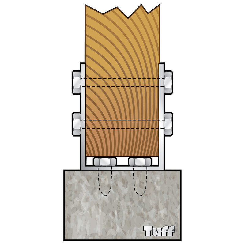 Post Anchor Bolt Down Galvanised