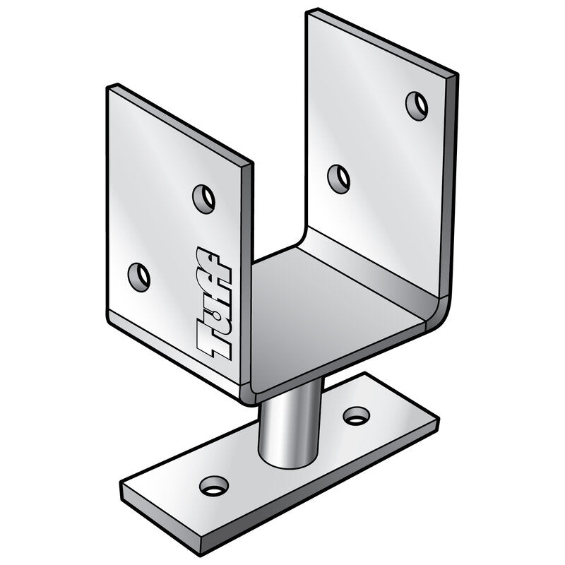Post Anchor Full Stirrup Galvanised