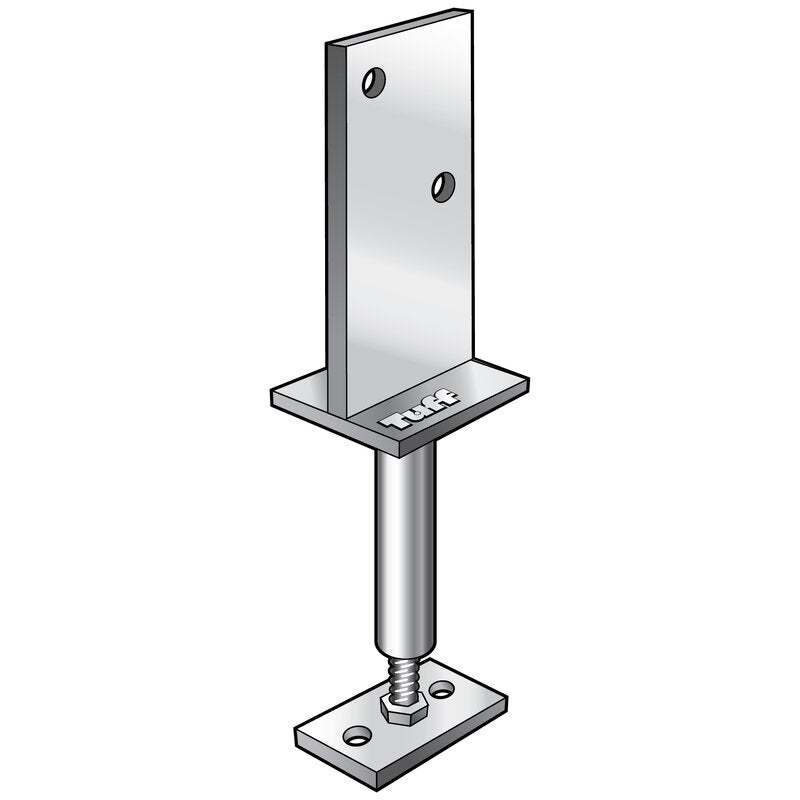Post Anchor T-Blade Adjustable Galvanised 220-360 X 110 X 250 X 10mm