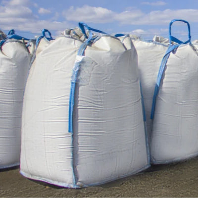 BULKA BAG APROX CAPACITY 90 X 90 X 120CM GRAVLEL = 0.5M3 ALL OTHER MATERIAL 0.75M3