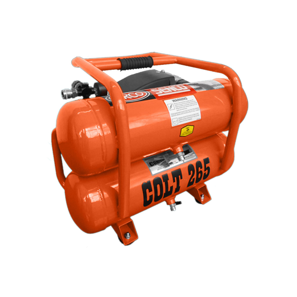 Senco Compressor Direct Drive 2.5hp 16l 7.6cfm Twin Tank With Carry Handle Colt265