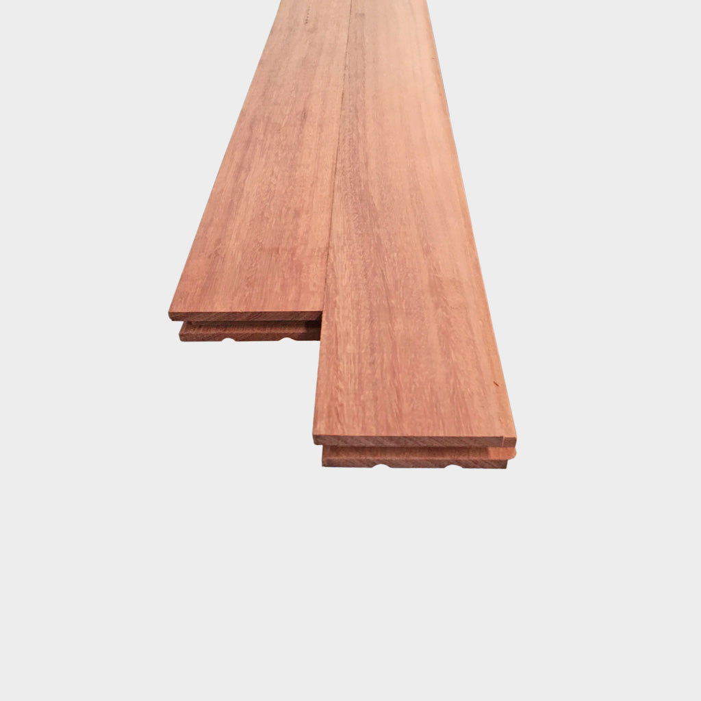 HARDWOOD SELECT GRADE T&G FLOORING EM FOREST RED 80 X 19MM