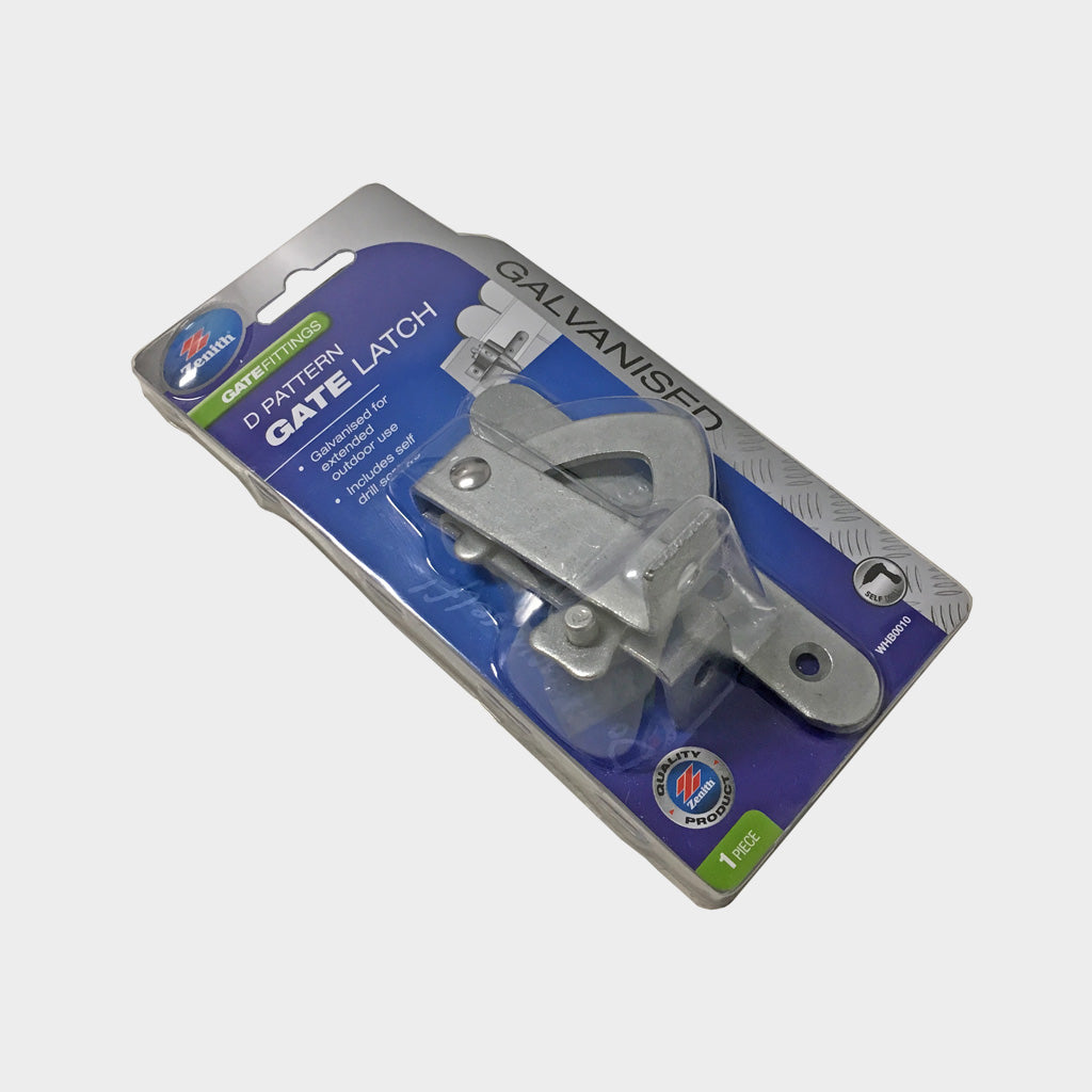 Gate Latch D Pattern Galv