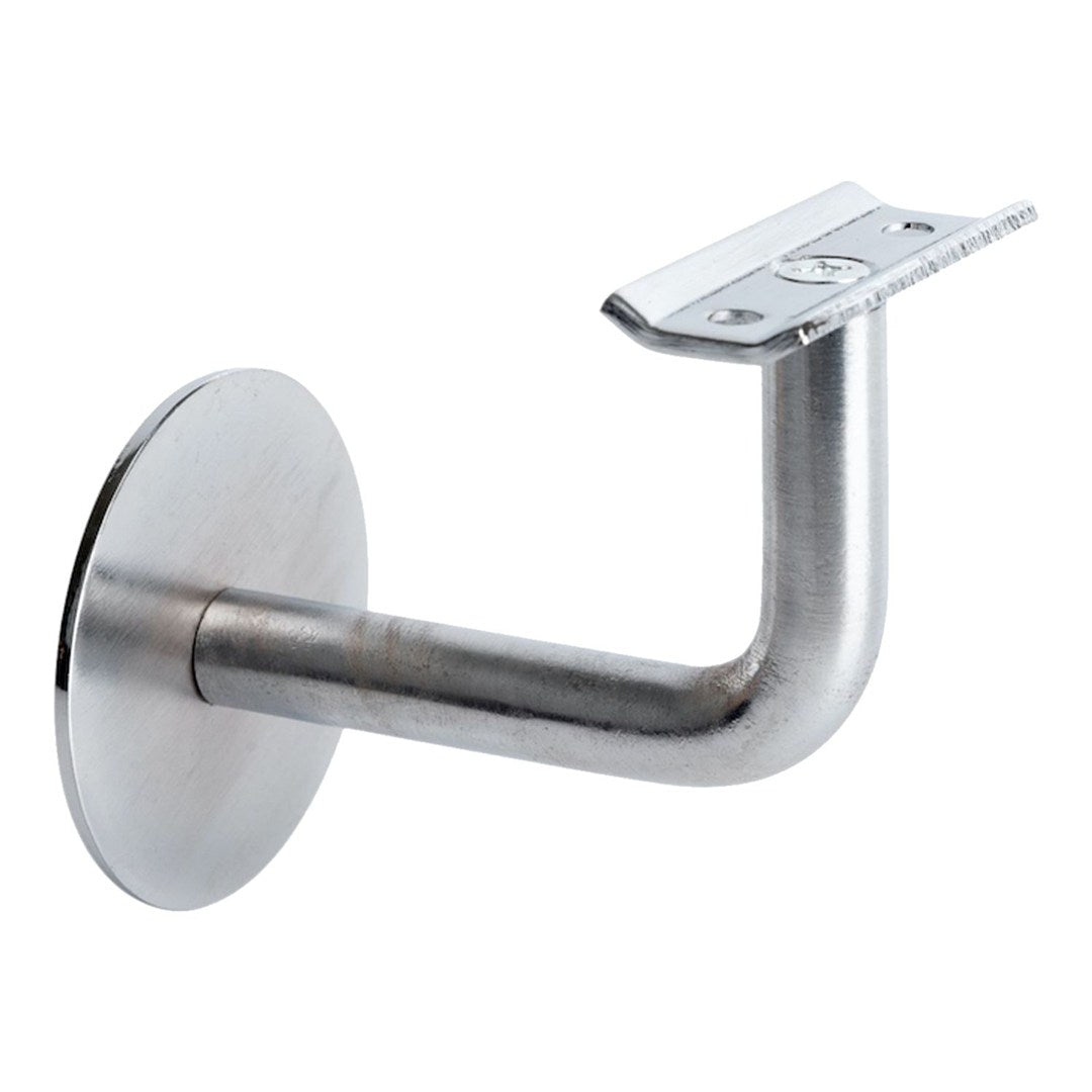 Handrail Bracket Curved Brushed Satin Chrome