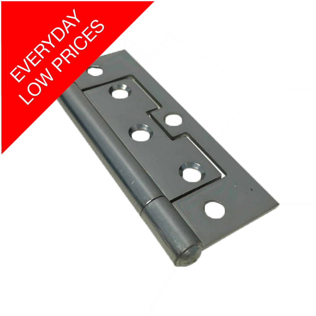 Fast Fix Hirline Hinge 100mm X 66mm X 2mm Zinc