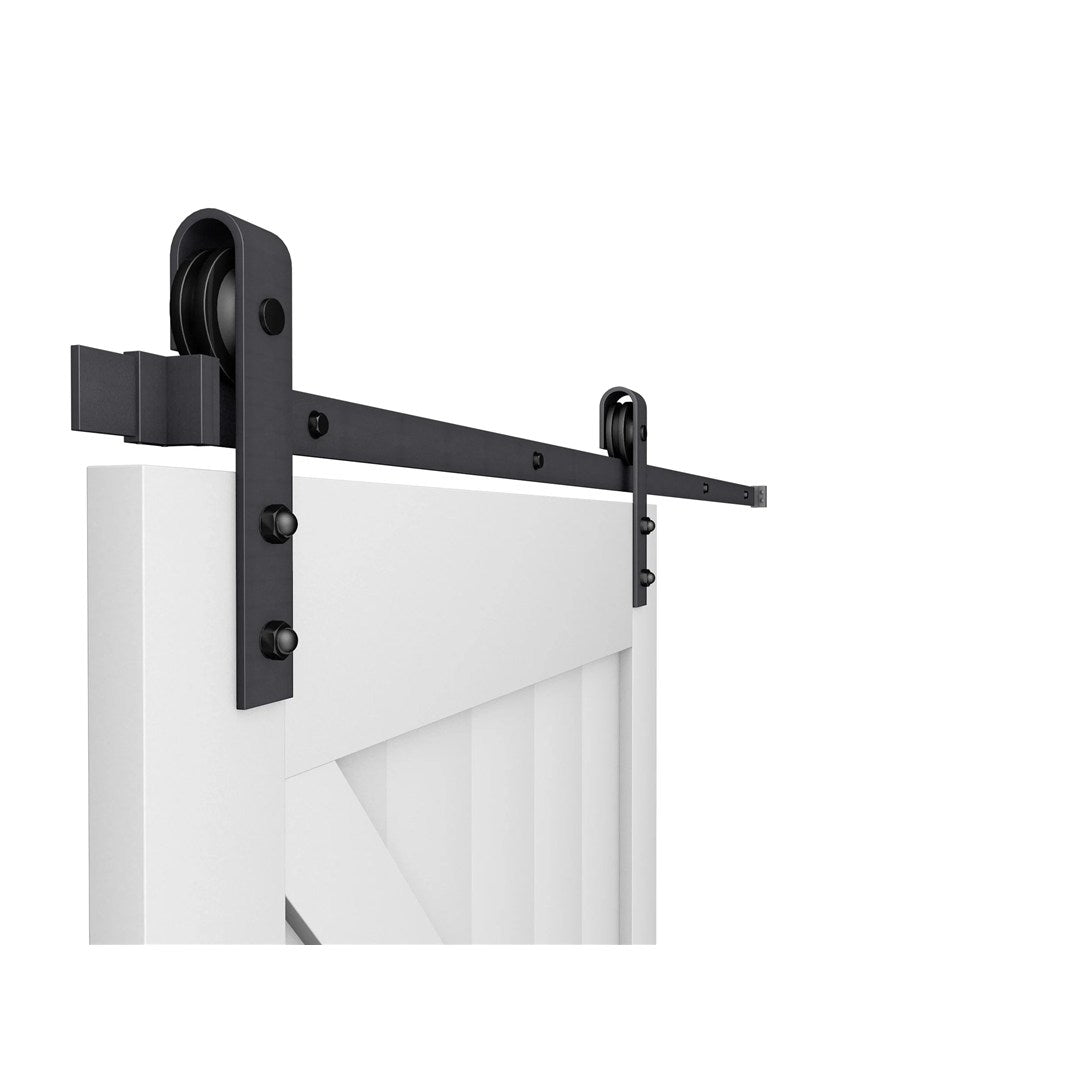 Hume Frontier Black Barn Door Track & Fittings 2.0m Suit Up To 1m Door