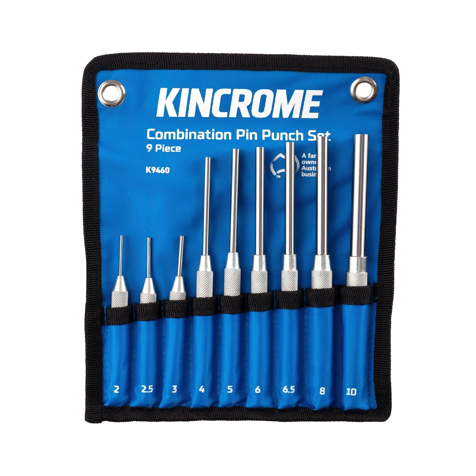 Combination Pin Punch Set - 9 Piece