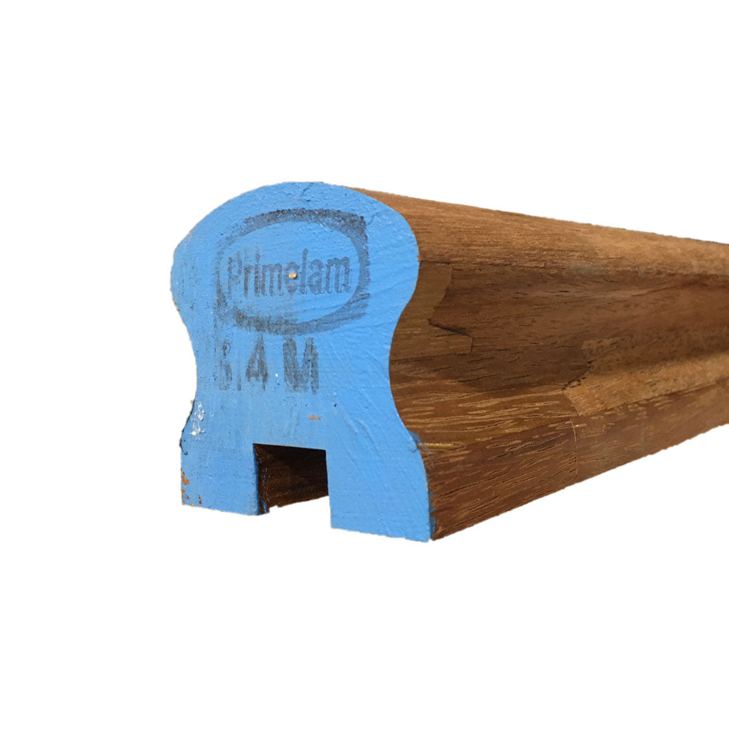 Merbau Laminated Ladies Waist Handrail Rebated 66 X 66mm