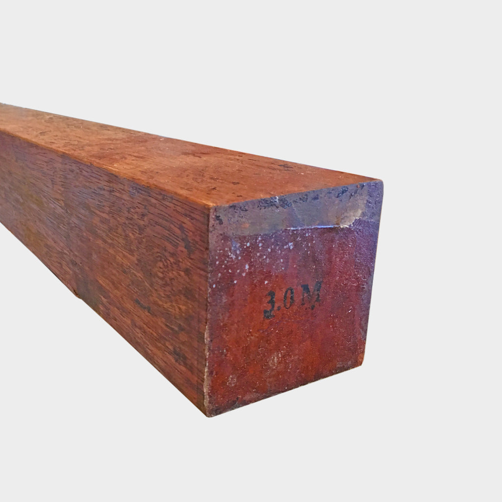 Merbau (Kwila) Solid Dressed Pencil Round Kiln Dried Post - Per Linear Metre