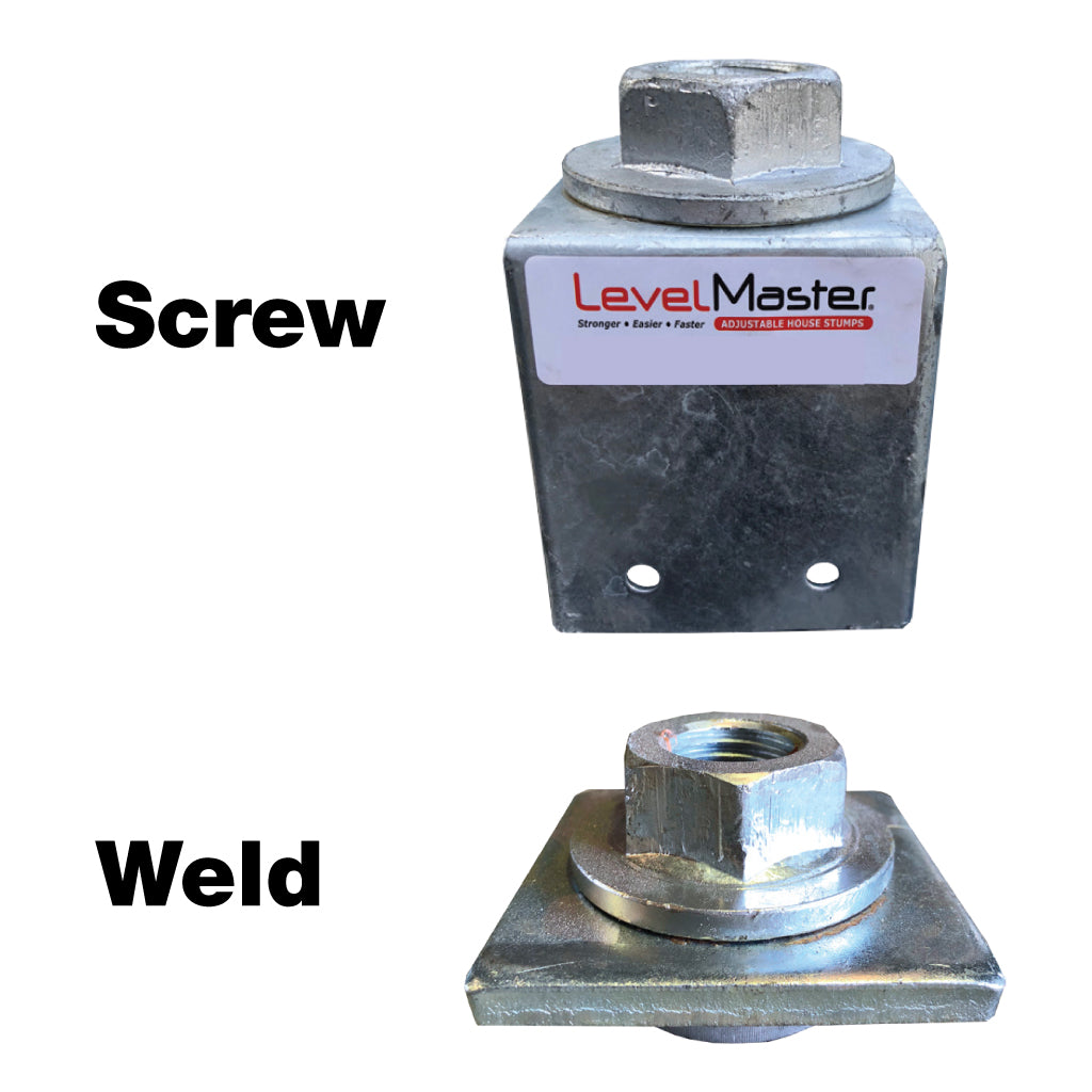 LEVELMASTER ADJUSTABLE CONNECTOR SCREW ON