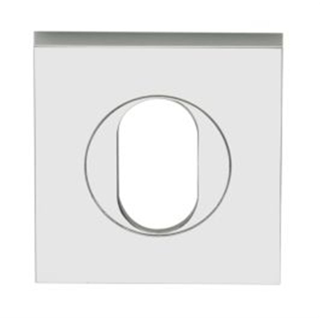 Lockwood Escutcheon 55mm Square Oval Chrome Plated Velocity