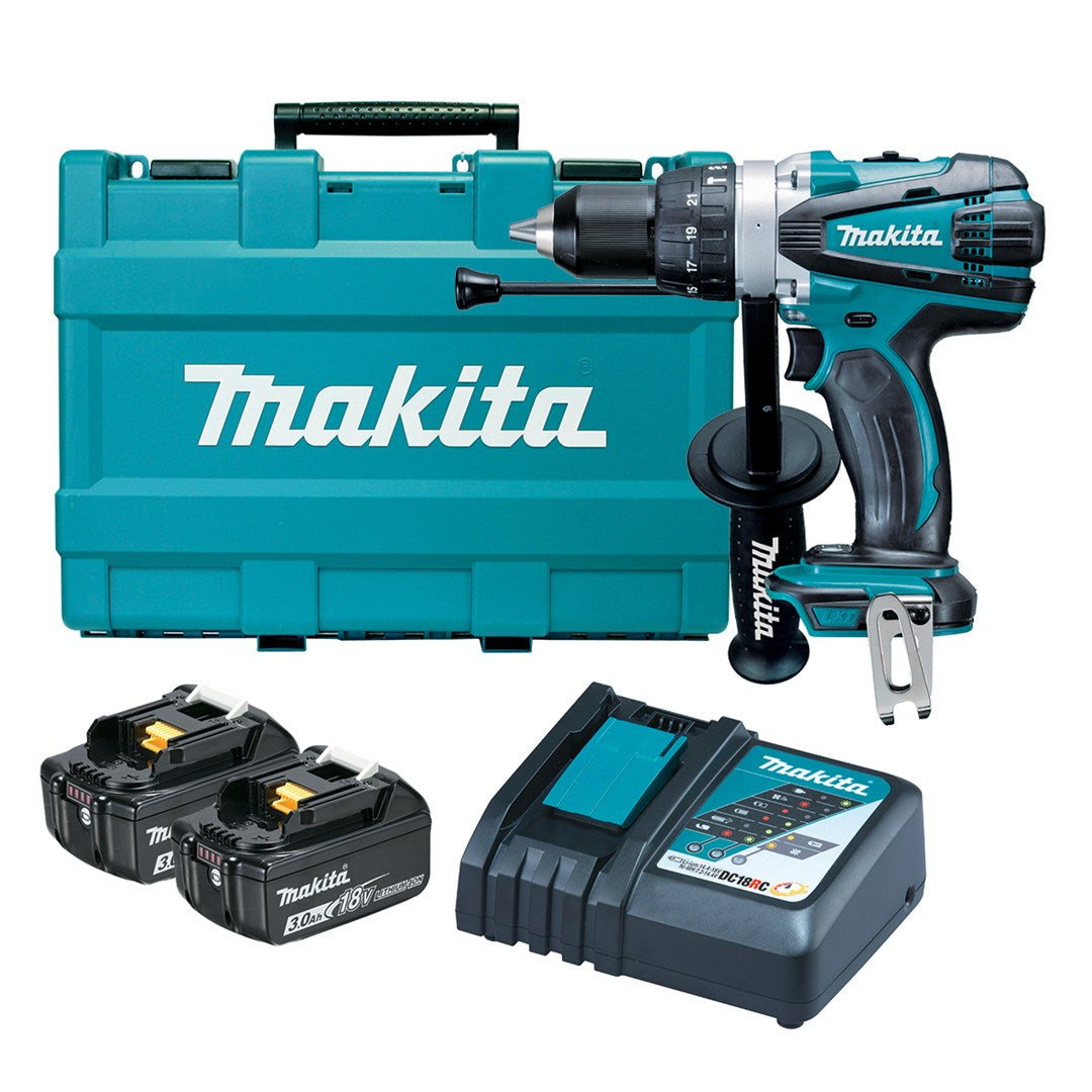 Makita Hammer Drill Driver 18v Dhp458rfe