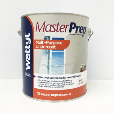 WATTYL MASTERPREP OIL BASED UNDERCOAT WHITE