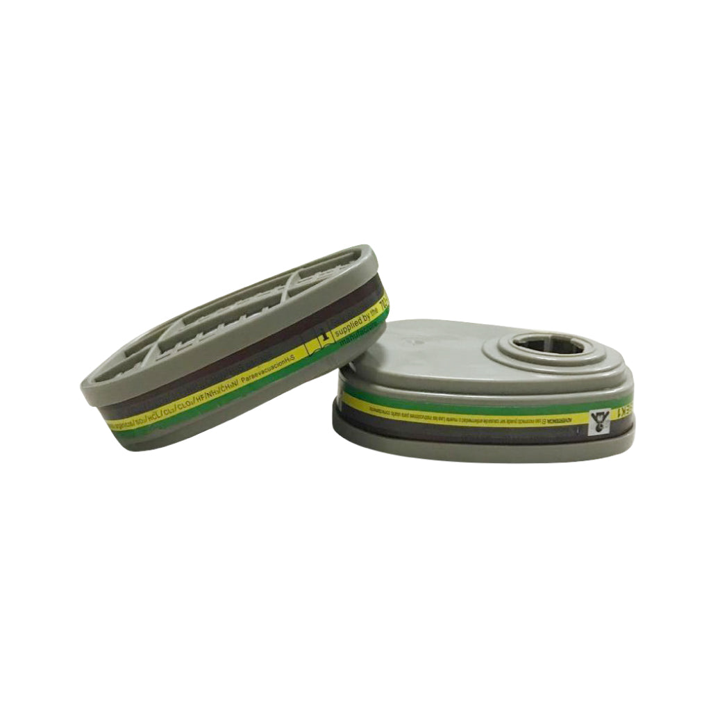 Maxisafe Respirator Cartridge Abek1 Chemical 2 Pce