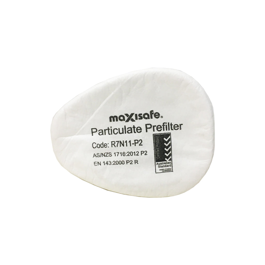 MAXISAFE RESPIRATOR PRE-FILTER P2 PARTICULATE 5 PAIRS