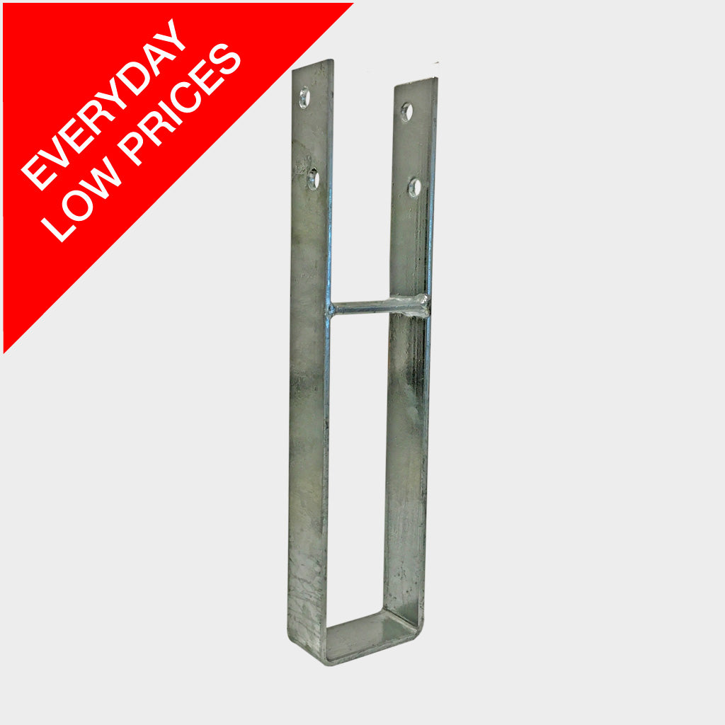 PRYDA POST ANCHOR U STIRRUP HIGH WIND GALV