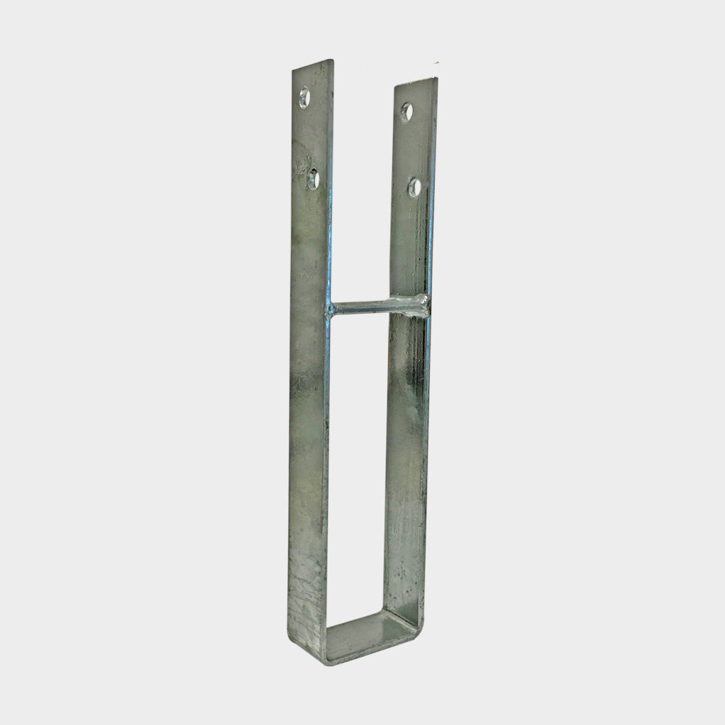 Pryda Post Anchor U Stirrup High Wind Galv