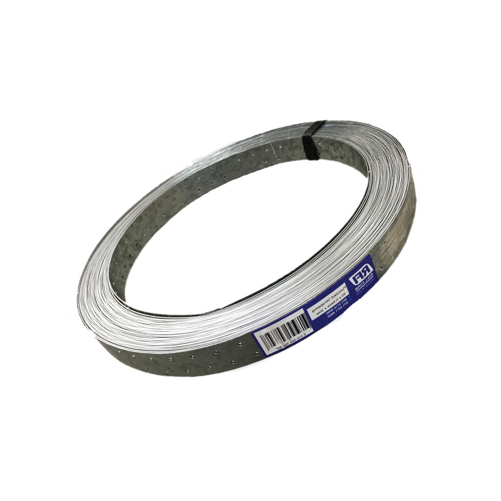 Strap Bracing Punched Galvanised Z275 30mm T=0.8mm L=20m Long As1684 Pack Of 1