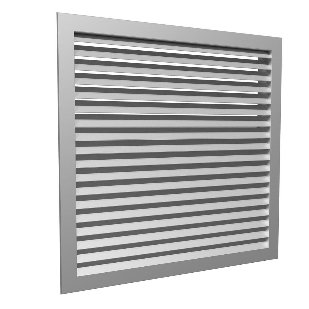 Return Air Grille Clear Anodised