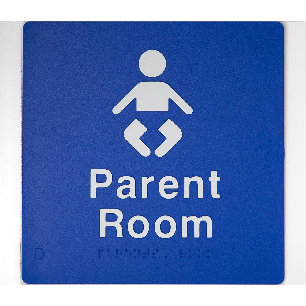 Braille Parent Room Sign