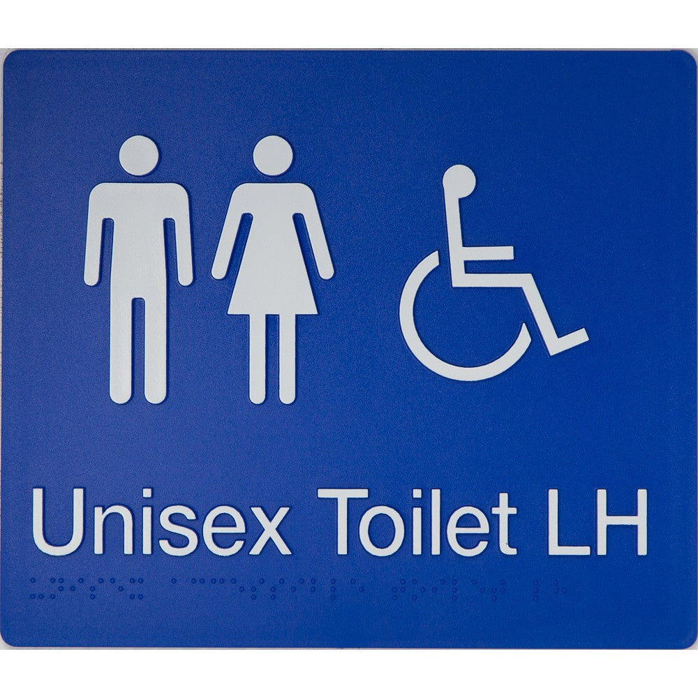 Braille Accessible Toilet Sign