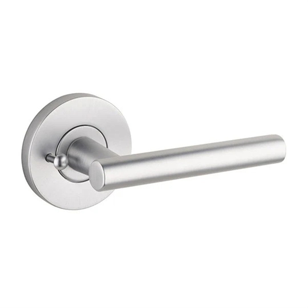 Lane Buckingham Privacy Lever Set Rnd Backplate