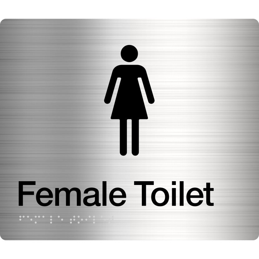 Braille Toilet Sign