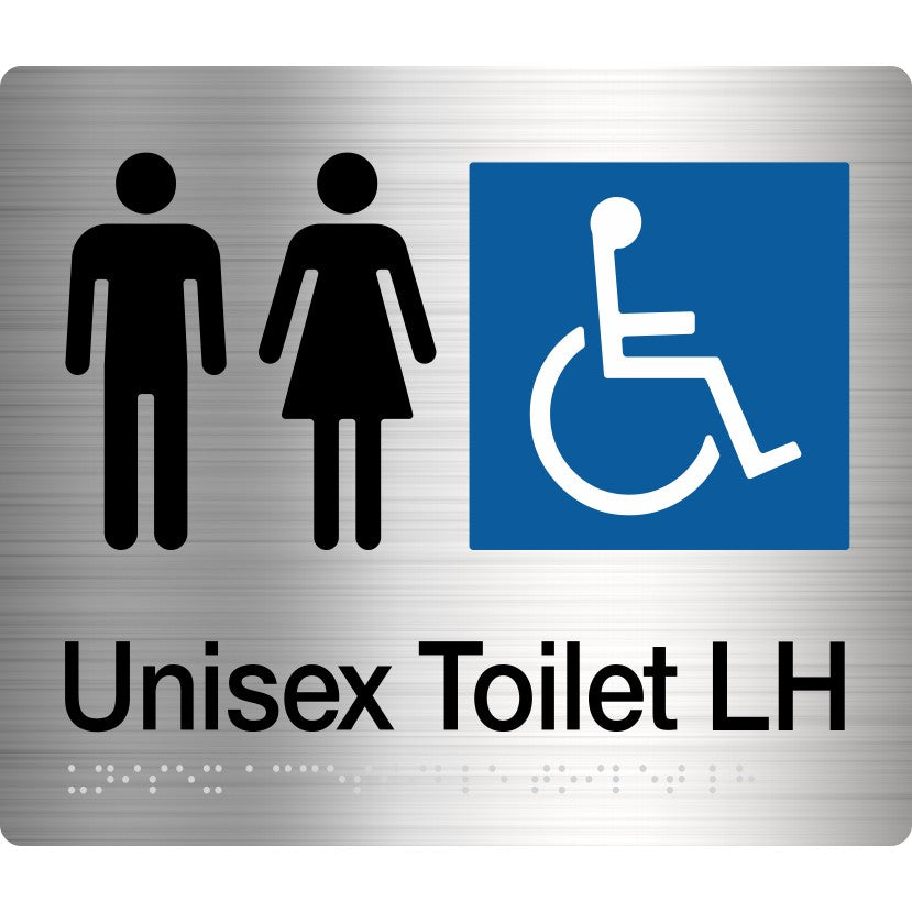 Braille Disabled Toilet Sign