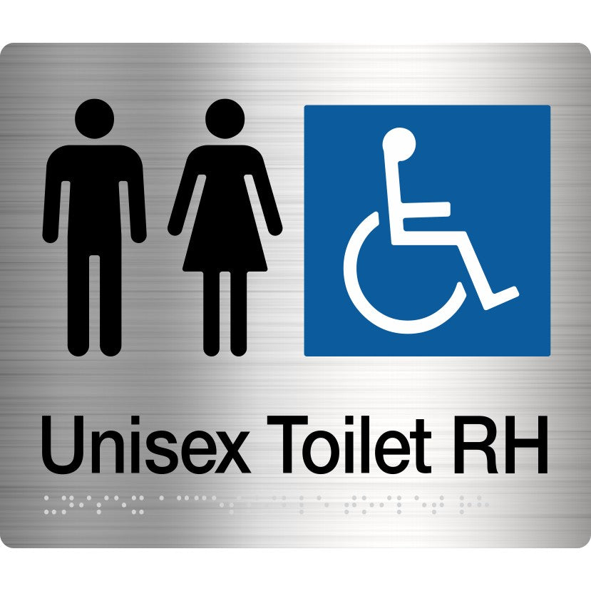 Braille Disabled Toilet Sign