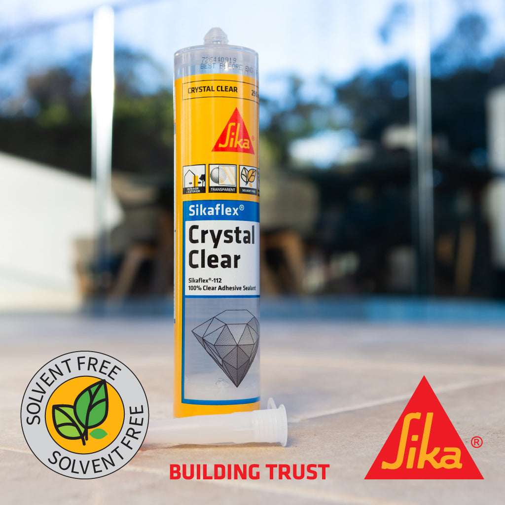 Sikaflex 112 Multi Purpose Adhesive & Sealant Crystal Clear 290ml