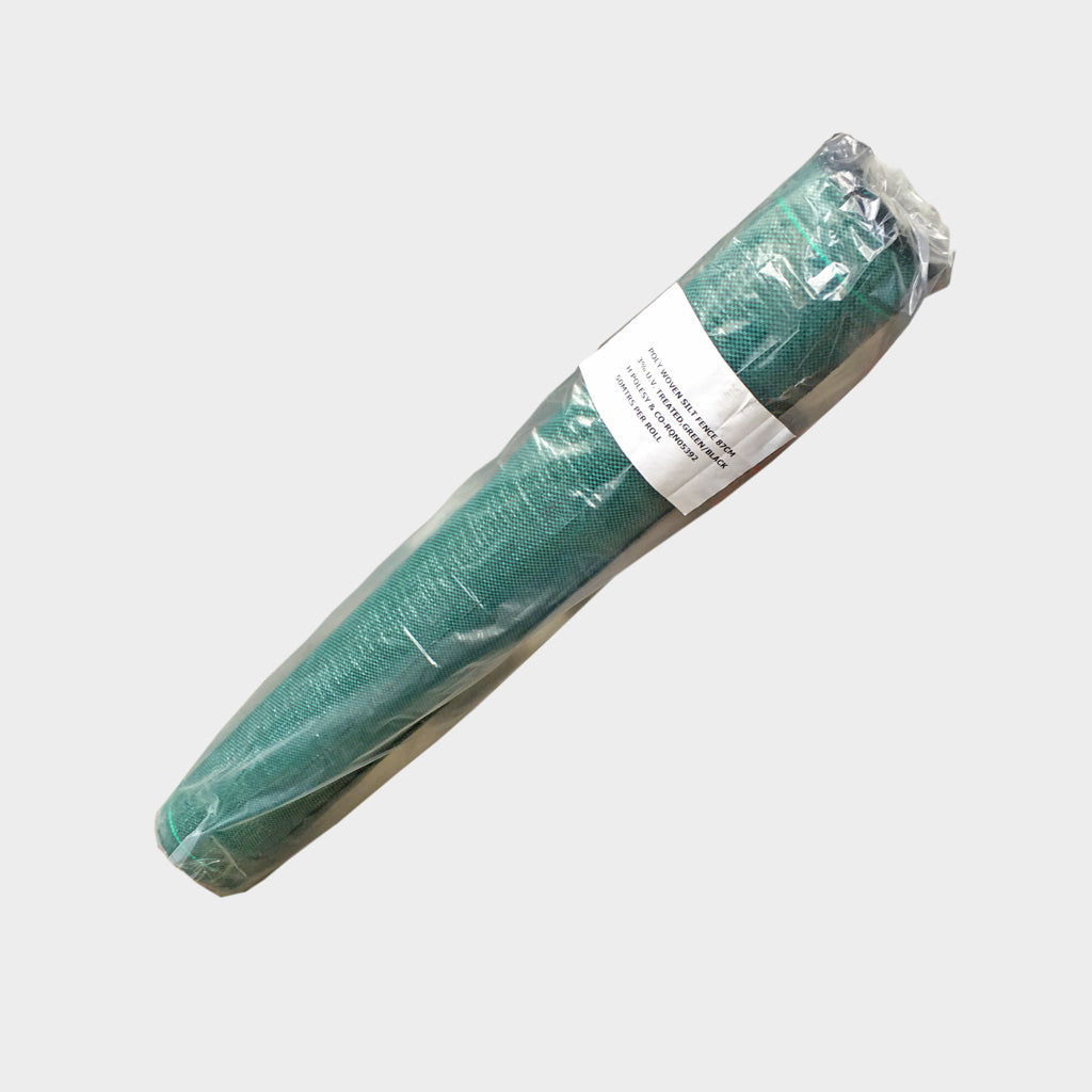 Silt Barrier Silt Green 860mm X100m