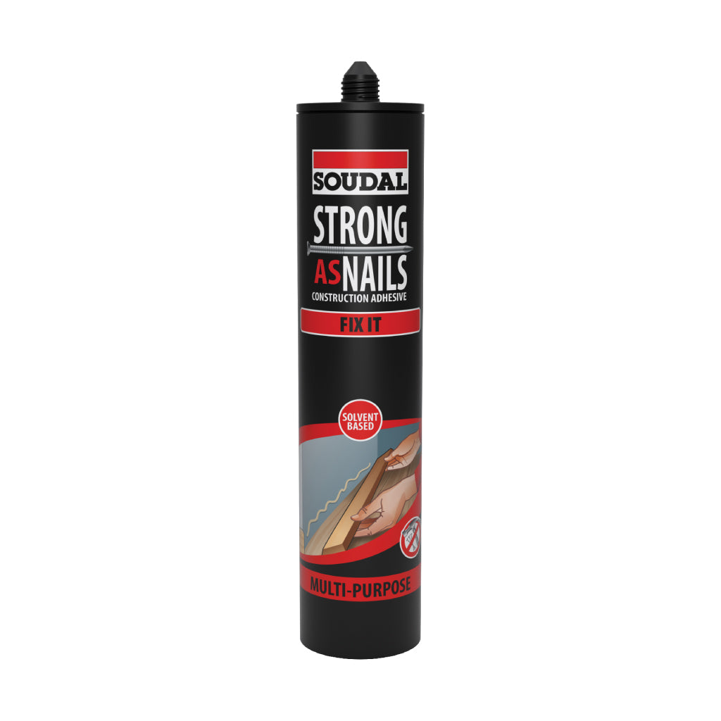 Soudal Construction Adhesive Strong As Nails Fix-It 350g