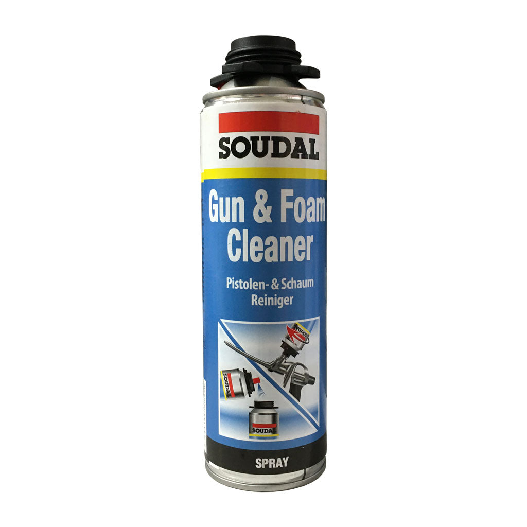 Soudal Cleaner Expanding Foam Gun Grade - 500ml Screw Top