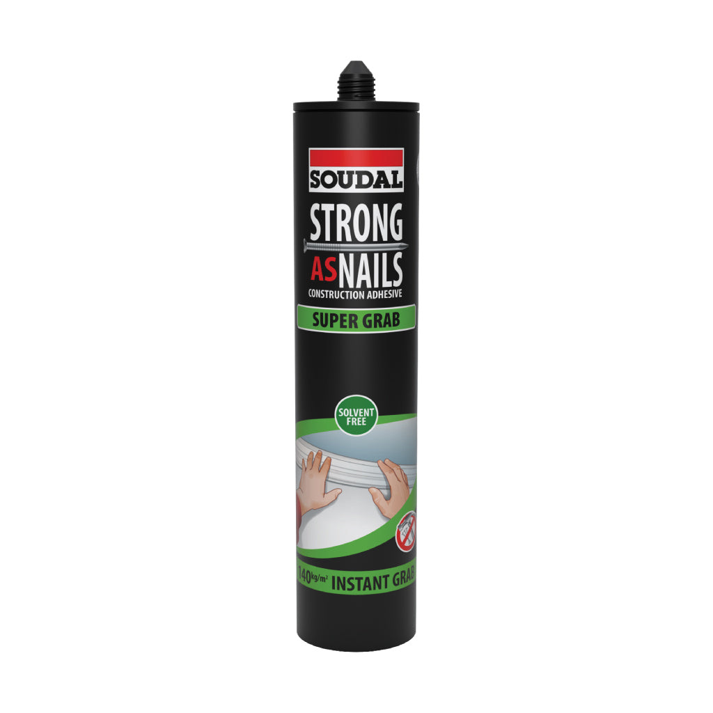 Soudal Construction Adhesive Str0ng As Nails Super Grab 350g