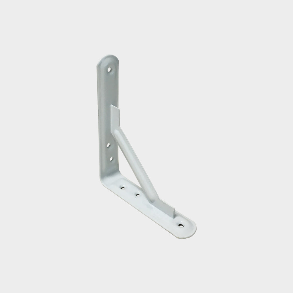 STAYED SHELF BRACKET LIGHT DUTY WHITE