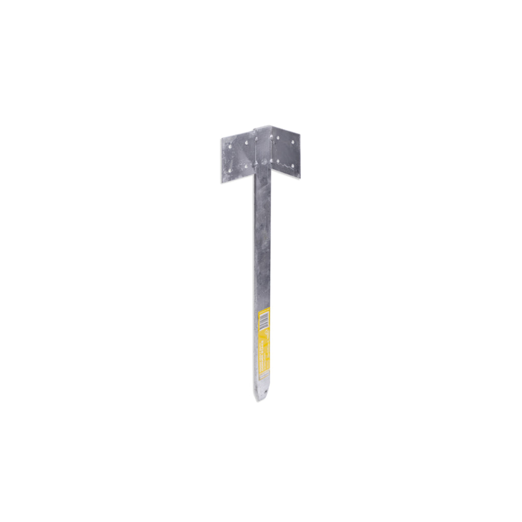Retaining Sleeper Post Corner Stake Heavy Duty Galv 450mm