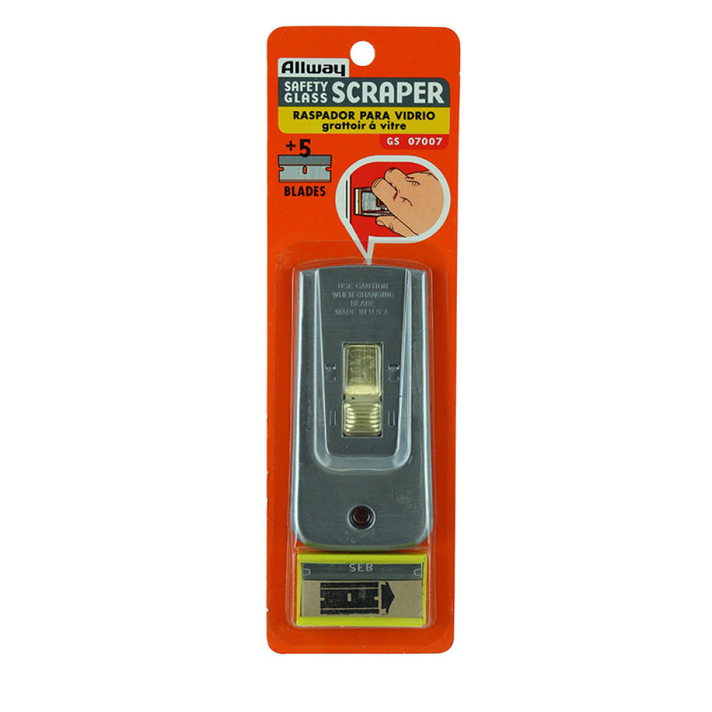 Scraper Brass Button With 5 Blades