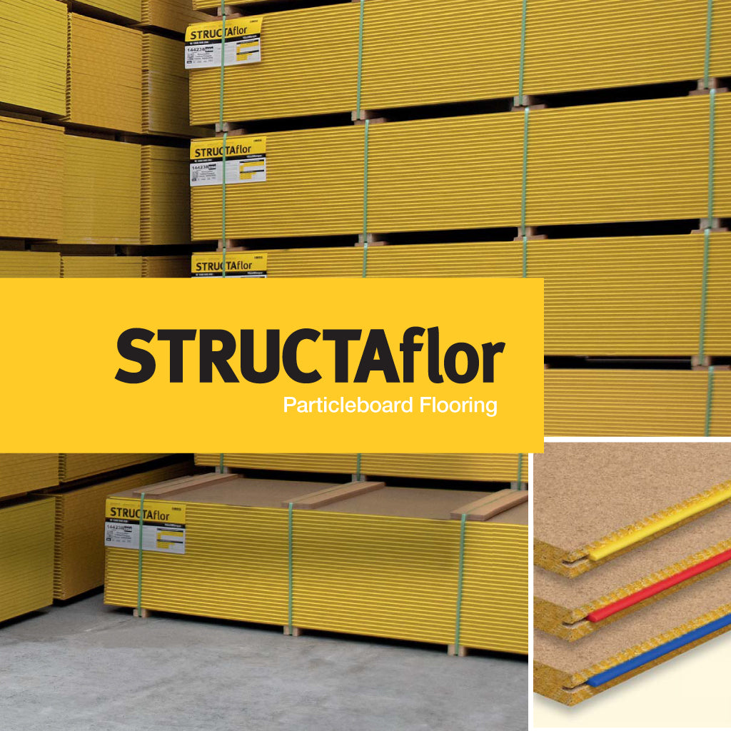 STRUCTAFLOR PARTICLEBOARD FLOORING YELLOW TONGUE UNTREATED 3600 X 800 X 19MM