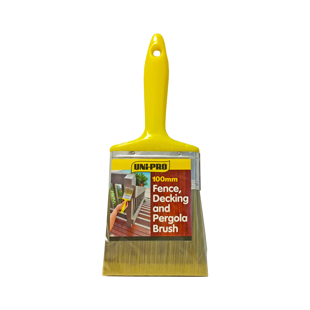 Uni-Pro Fence And Deck Paint Brush 100mm