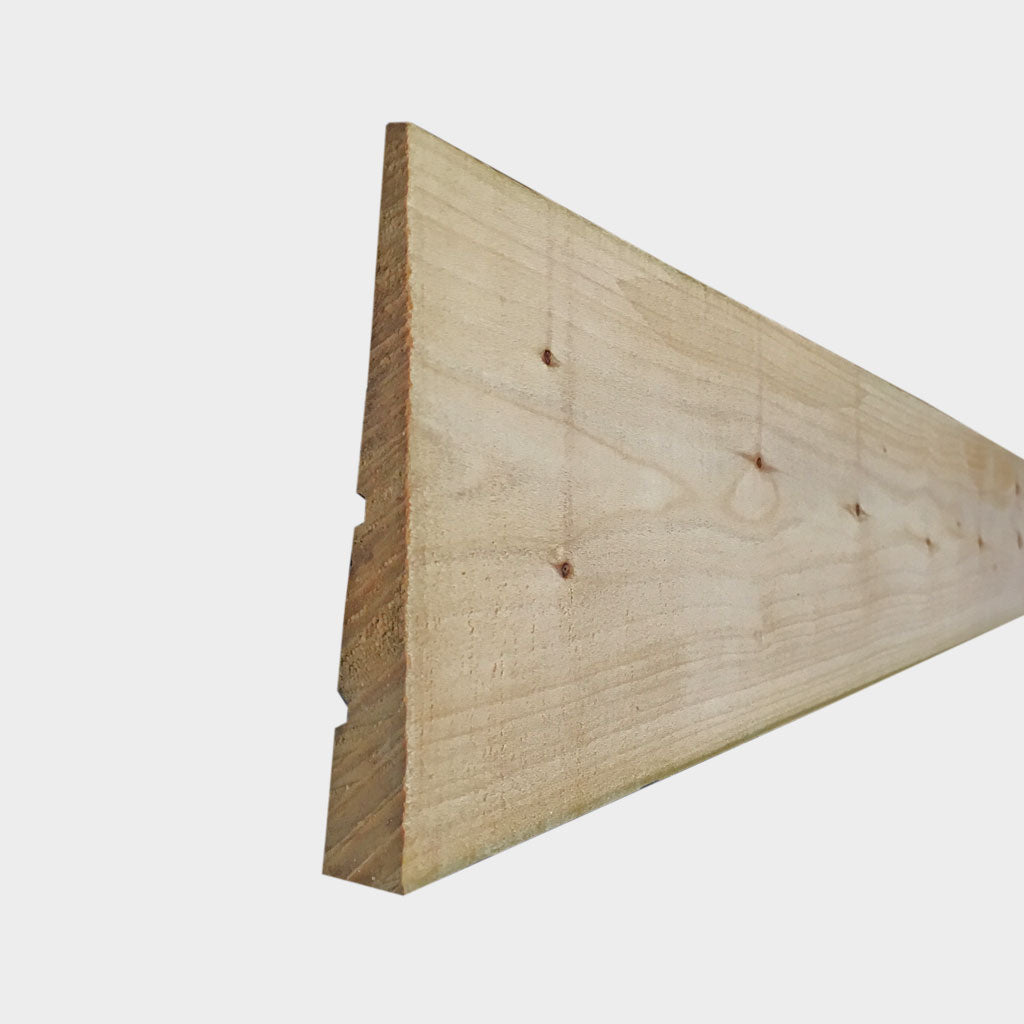 Pine Weatherboard Square Edge H3 Treated Right-Knot 170 X 22mm
