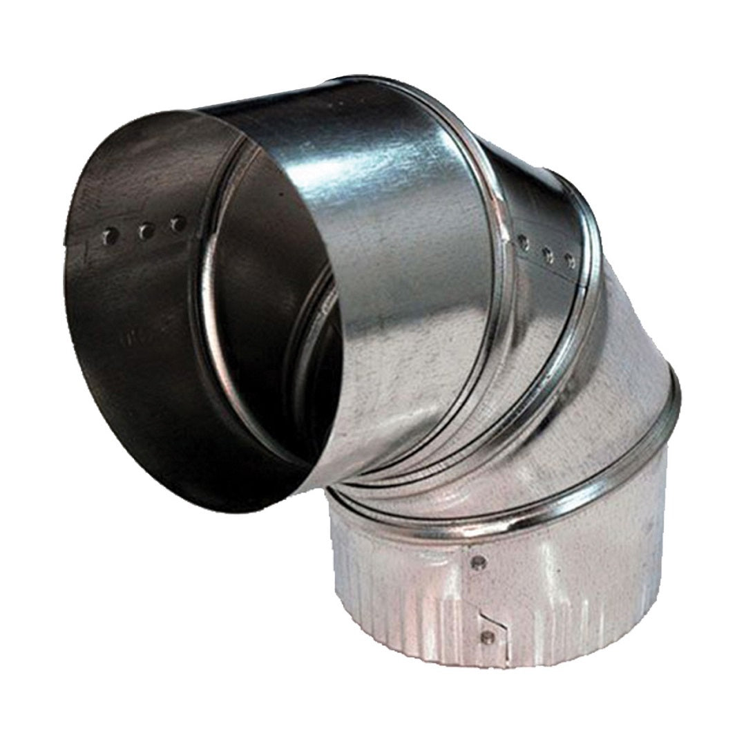 VENTILATION ADJUSTMENT ELBOW 0-90 DEG GALV