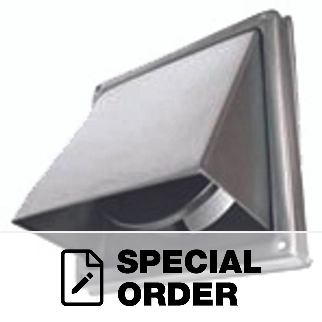 VENTILATION HOOD WALL VENT SS