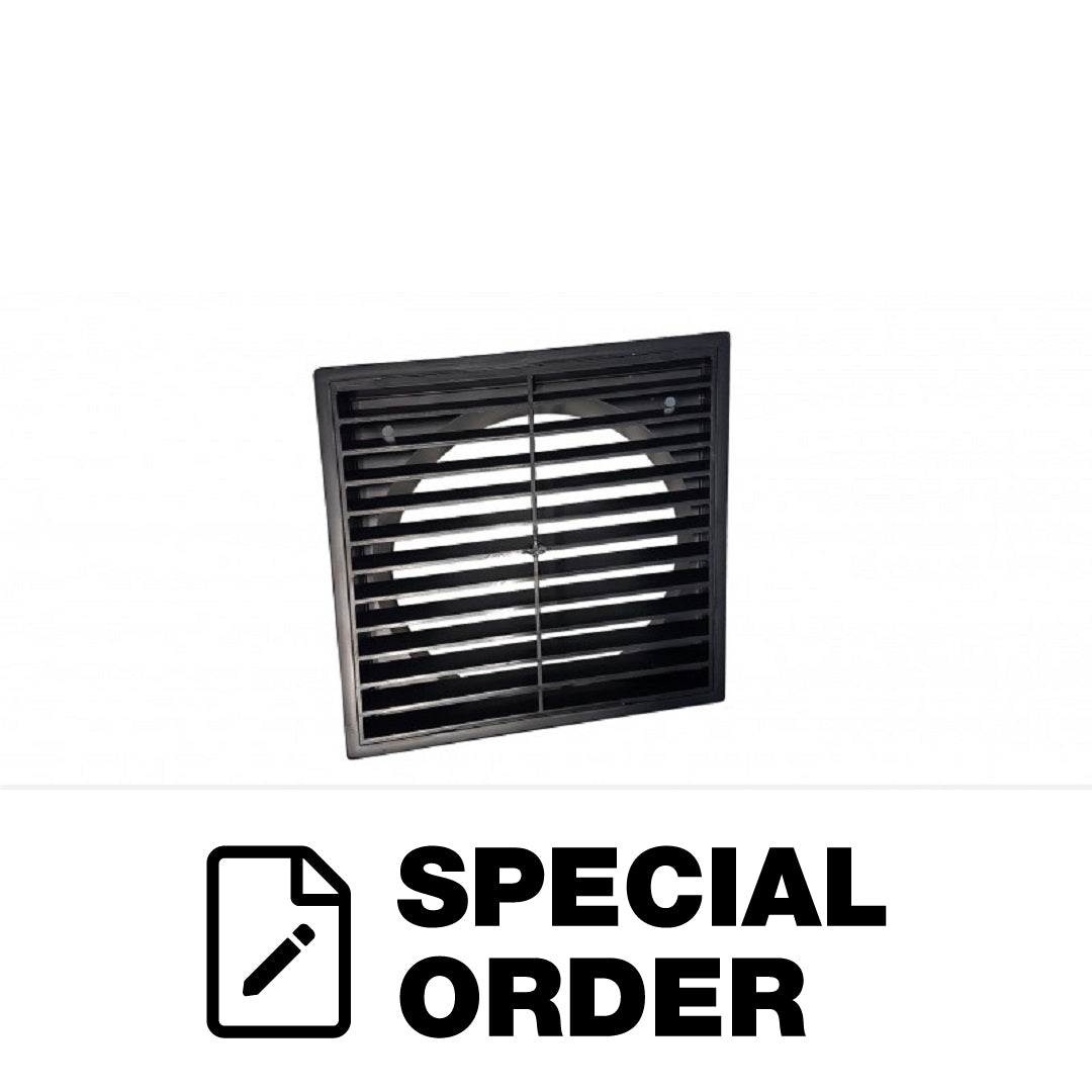 VENTILATION EXTERNAL VENT FIXED LOUVRE POLY