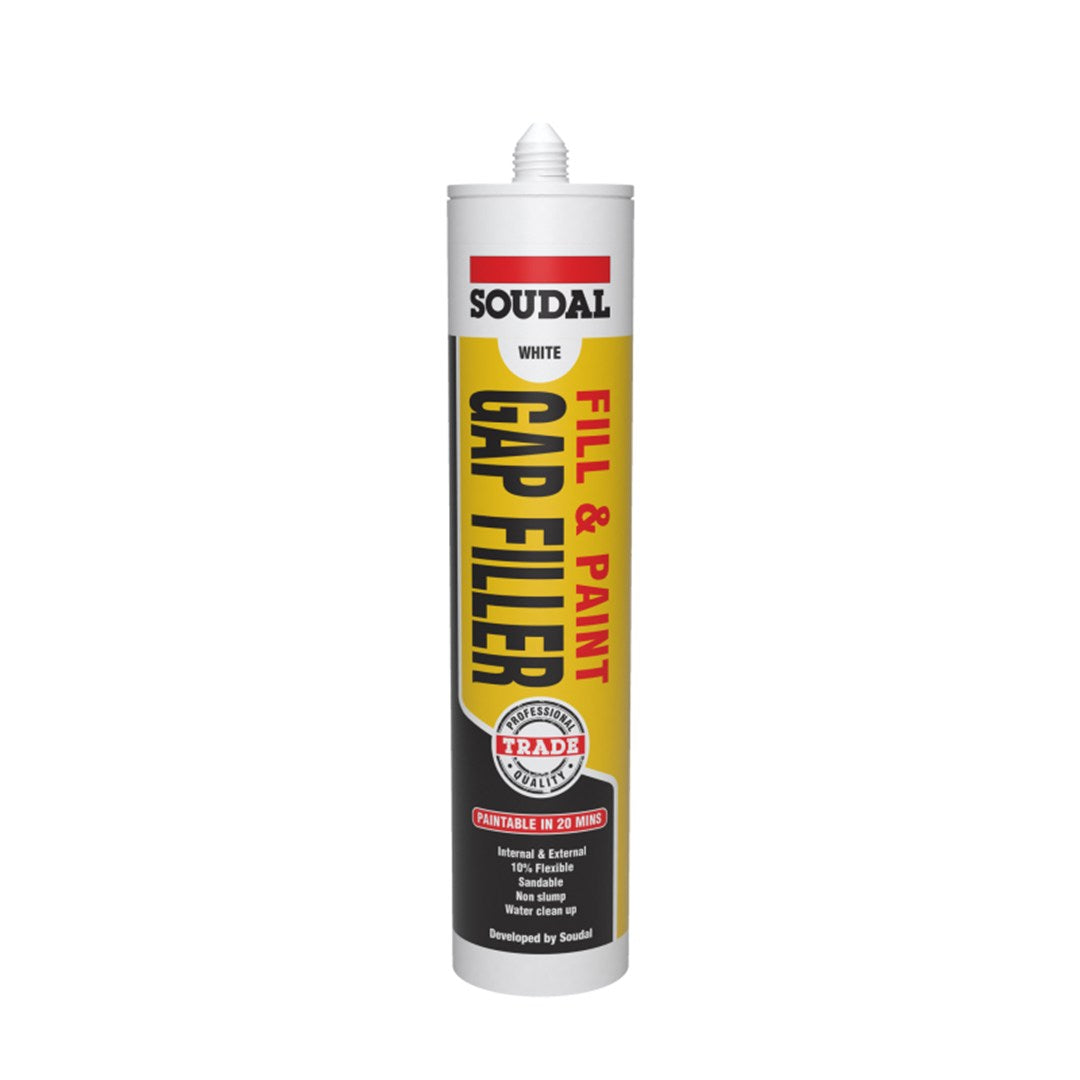 Soudal Gap Filler White 300ml
